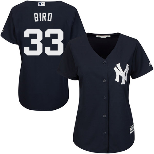 New York Yankees #33 Greg Bird Navy Blue Alternate Women's Stitched Jersey Womens cheap jerseys for sale - CheapJerseys.Shop