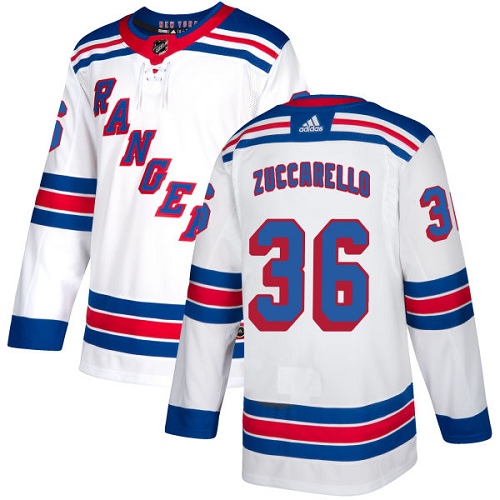 New York Rangers #36 Mats Zuccarello White Road Authentic Stitched Jersey Men's cheap jerseys for sale - CheapJerseys.Shop