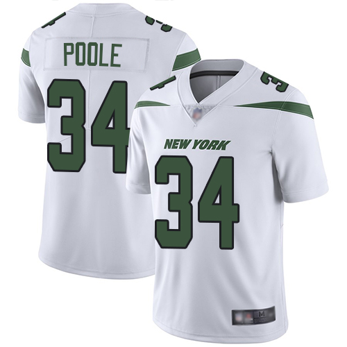 New York Jets #34 Brian Poole White Men's Stitched Vapor Untouchable Limited Jersey Men's cheap jerseys for sale - CheapJerseys.Shop