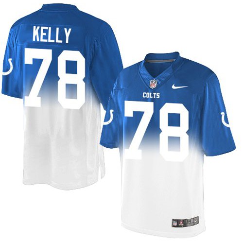 Indianapolis Colts #78 Ryan Kelly Royal Blue/White Men's Stitched Elite Fadeaway Fashion Jersey Men's cheap jerseys for sale - CheapJerseys.Shop