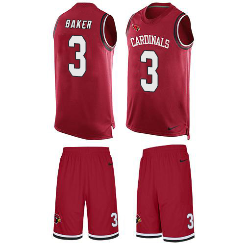Cardinals #3 Budda Baker Red Team Color Men's Stitched Limited Tank Top Suit Jersey cheap jerseys for sale - CheapJerseys.Shop