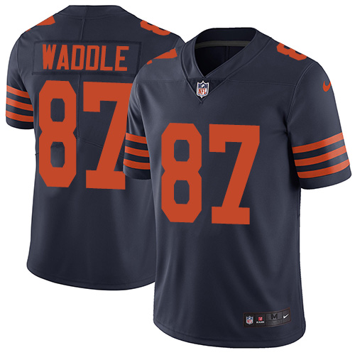 Chicago Bears #87 Tom Waddle Navy Blue Alternate Men's Stitched Vapor Untouchable Limited Jersey Men's cheap jerseys for sale - CheapJerseys.Shop