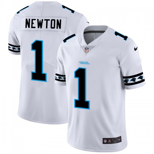 Carolina Carolina Panthers #1 Cam Newton White Team Logo Vapor Limited Jersey Men's cheap jerseys for sale - CheapJerseys.Shop