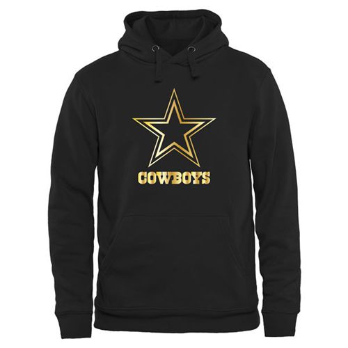 Men's Dallas Cowboys Pro Line Black Gold Collection Pullover Hoodie cheap jerseys for sale - CheapJerseys.Shop