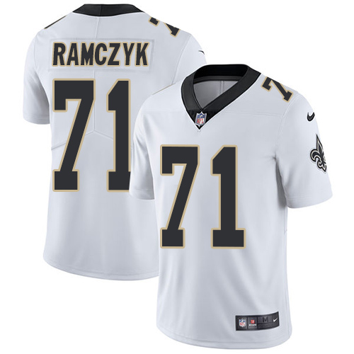 New Orleans Saints #71 Ryan Ramczyk White Men's Stitched Vapor Untouchable Limited Jersey Men's cheap jerseys for sale - CheapJerseys.Shop