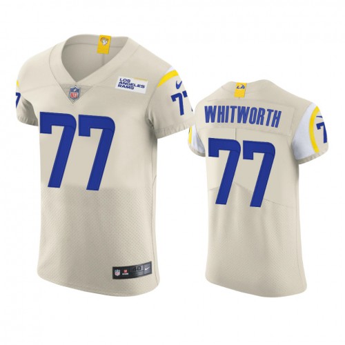 Los Angeles Los Angeles Rams #77 Andrew Whitworth Men's Vapor Elite Player Jersey - Bone Men's cheap jerseys for sale - CheapJerseys.Shop