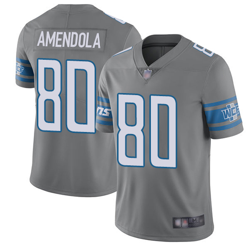 Detroit Lions #80 Danny Amendola Gray Men's Stitched Limited Rush Jersey Men's cheap jerseys for sale - CheapJerseys.Shop