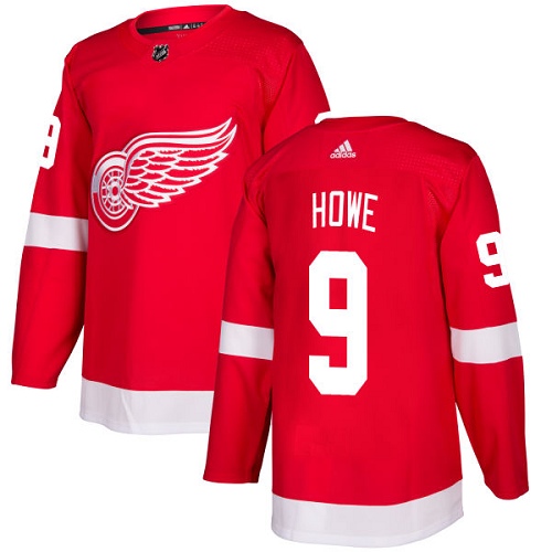 Detroit Red Wings #9 Gordie Howe Red Home Authentic Stitched Youth Jersey Youth cheap jerseys for sale - CheapJerseys.Shop
