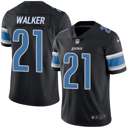 Detroit Lions #21 Tracy Walker Black Men's Stitched Limited Rush Jersey Men's cheap jerseys for sale - CheapJerseys.Shop