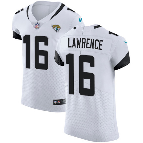 Jaguars #16 Trevor Lawrence White Men's Stitched New Elite Jersey cheap jerseys for sale - CheapJerseys.Shop