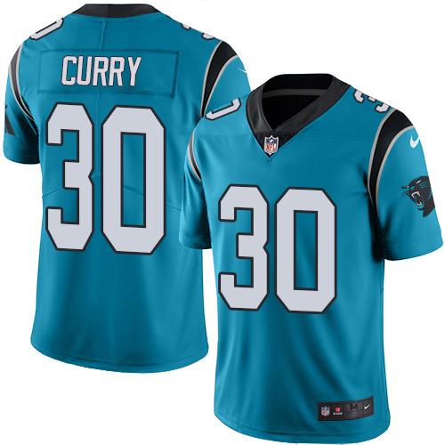 Carolina Panthers #30 Stephen Curry Blue Alternate Youth Stitched Vapor Untouchable Limited Jersey Youth cheap jerseys for sale - CheapJerseys.Shop