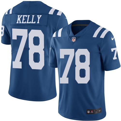 Indianapolis Colts #78 Ryan Kelly Royal Blue Youth Stitched Limited Rush Jersey Youth cheap jerseys for sale - CheapJerseys.Shop