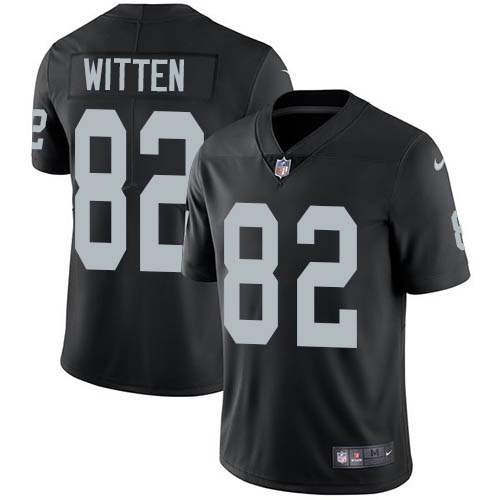 Las Vegas Raiders #82 Jason Witten Black Team Color Men's Stitched Vapor Untouchable Limited Jersey Men's cheap jerseys for sale - CheapJerseys.Shop