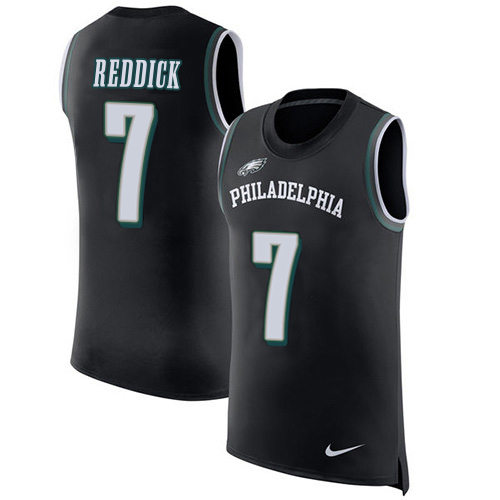 Eagles #7 Haason Reddick Black Alternate Men's Stitched Limited Rush Tank Top Jersey cheap jerseys for sale - CheapJerseys.Shop