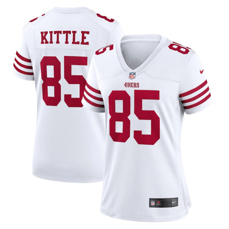 San Francisco 49ers #85 George Kittle Scarlet Women's 2022-23 Game Jersey cheap jerseys for sale - CheapJerseys.Shop