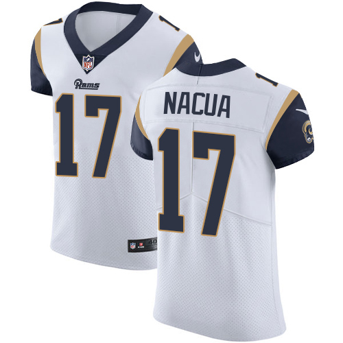 Rams #17 Puka Nacua White Men's Stitched Vapor Untouchable Elite Jersey cheap jerseys for sale - CheapJerseys.Shop