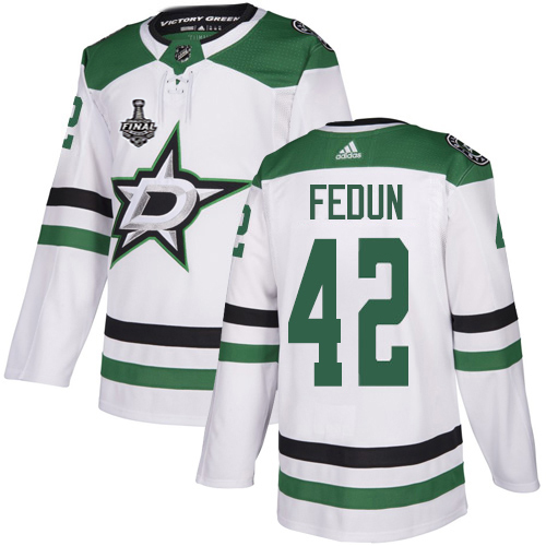 Dallas Stars #42 Taylor Fedun White Road Authentic Youth 2020 Stanley Cup Final Stitched Jersey Youth cheap jerseys for sale - CheapJerseys.Shop