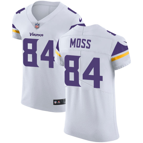 Vikings #84 Randy Moss White Men's Stitched Vapor Untouchable Elite Jersey cheap jerseys for sale - CheapJerseys.Shop