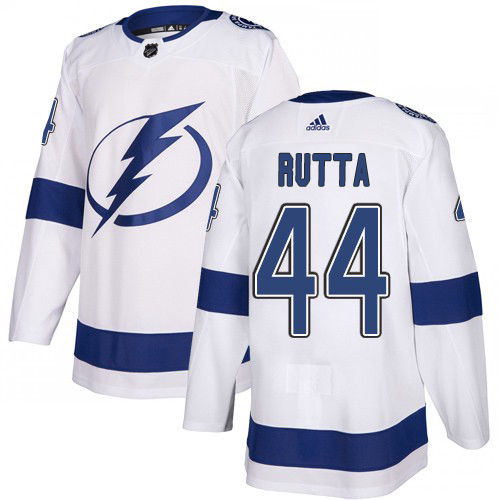 Tampa Bay Lightning #44 Jan Rutta White Road Authentic Stitched Jersey Men's cheap jerseys for sale - CheapJerseys.Shop