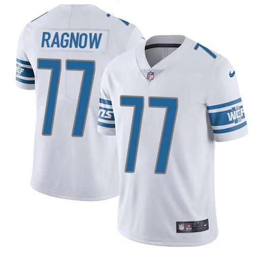 Detroit Lions #77 Frank Ragnow White Men's Stitched Vapor Untouchable Limited Jersey Men's cheap jerseys for sale - CheapJerseys.Shop