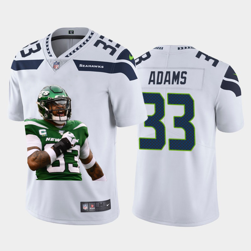 Seattle Seahawks #33 Jamal Adams Team Hero Vapor Limited 100 Jersey White cheap jerseys for sale - CheapJerseys.Shop
