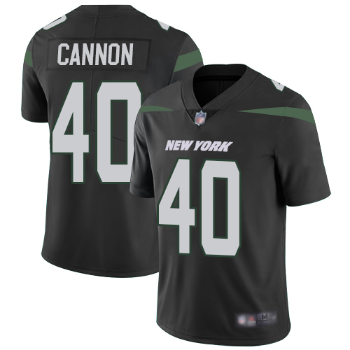 New York Jets #40 Trenton Cannon Black Alternate Men's Stitched Vapor Untouchable Limited Jersey Men's cheap jerseys for sale - CheapJerseys.Shop