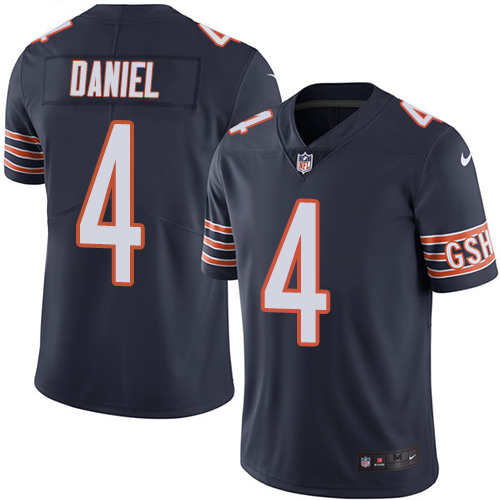Chicago Bears #4 Chase Daniel Navy Blue Team Color Men's Stitched Vapor Untouchable Limited Jersey Men's cheap jerseys for sale - CheapJerseys.Shop
