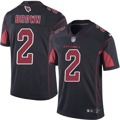 Cardinals #2 Marquise Brown Black Men's Stitched Limited Rush Jersey cheap jerseys for sale - CheapJerseys.Shop