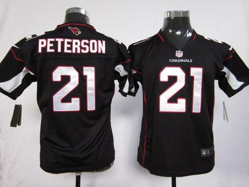 Cardinals #21 Patrick Peterson Black Alternate Youth Stitched Elite Jersey cheap jerseys for sale - CheapJerseys.Shop