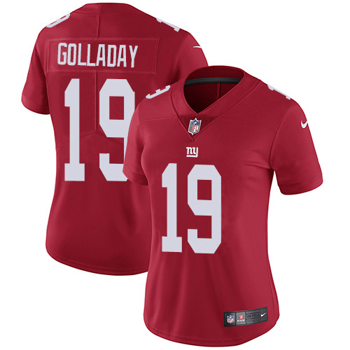 New York Giants #19 Kenny Golladay Red Women's Stitched Limited Inverted Legend Jersey Womens cheap jerseys for sale - CheapJerseys.Shop