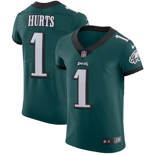 Eagles #1 Jalen Hurts Green Team Color Men's Stitched Vapor Untouchable Elite Jersey cheap jerseys for sale - CheapJerseys.Shop