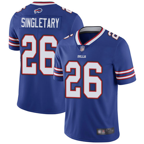 Buffalo Bills #26 Devin Singletary Royal Blue Team Color Men's Stitched Vapor Untouchable Limited Jersey Men's cheap jerseys for sale - CheapJerseys.Shop