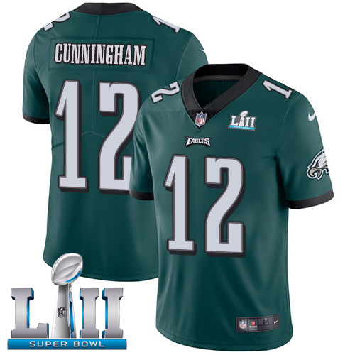 Philadelphia Eagles #12 Randall Cunningham Midnight Green Team Color Super Bowl LII Men's Stitched Vapor Untouchable Limited Jersey Men's cheap jerseys for sale - CheapJerseys.Shop