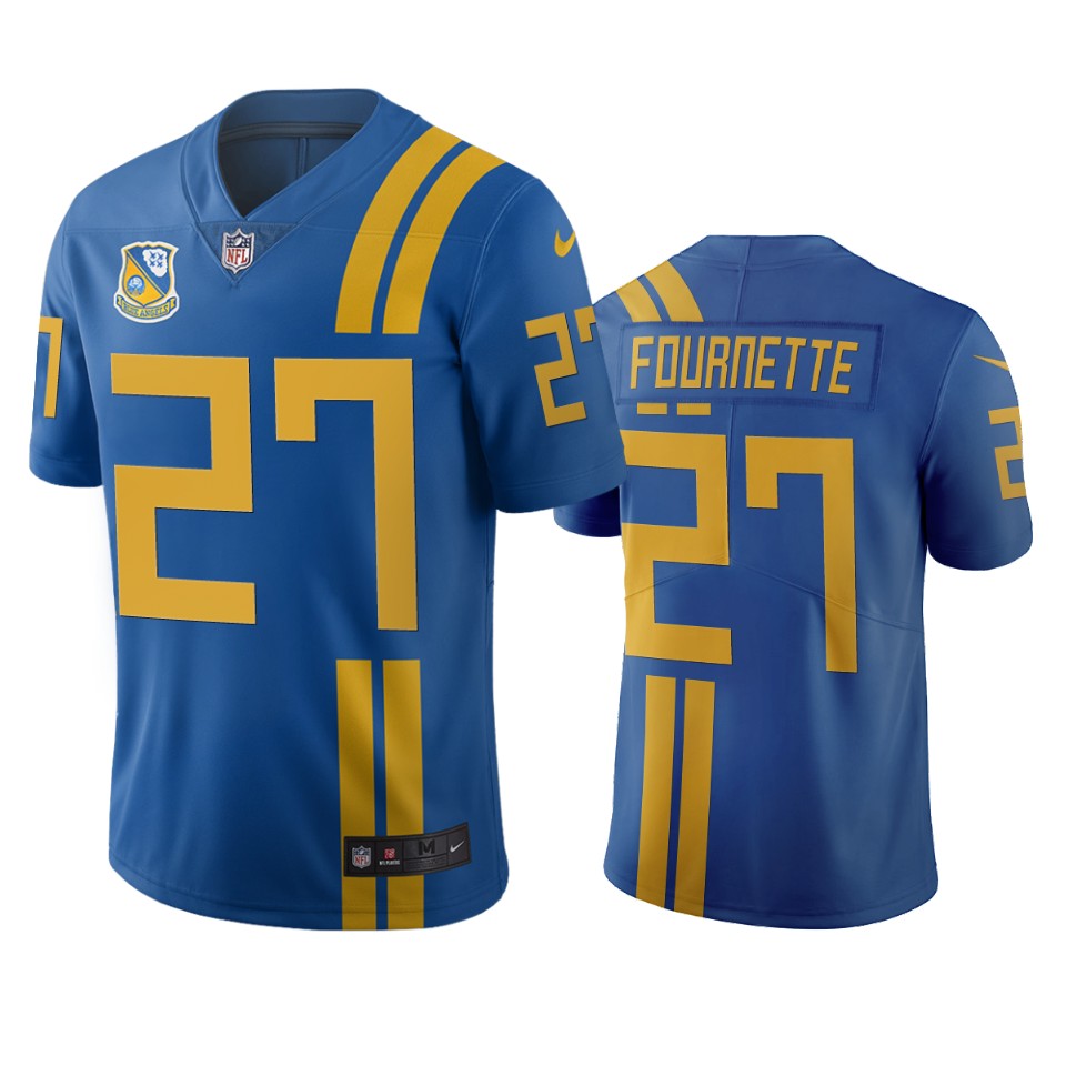 Jacksonville Jaguars #27 Leonard Fournette Royal Vapor Limited City Edition Jersey cheap jerseys for sale - CheapJerseys.Shop