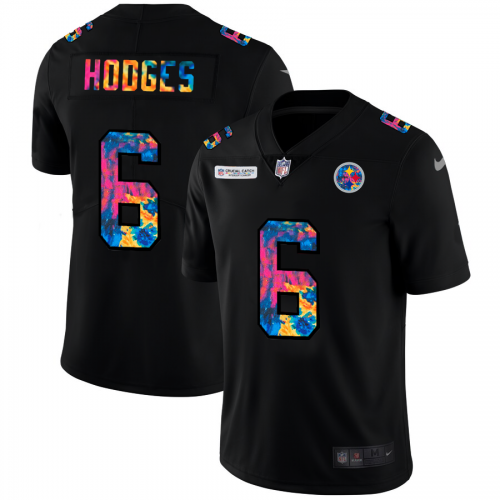Pittsburgh Pittsburgh Steelers #6 Devlin Hodges Men's Multi-Color Black 2020 Crucial Catch Vapor Untouchable Limited Jersey Men's cheap jerseys for sale - CheapJerseys.Shop