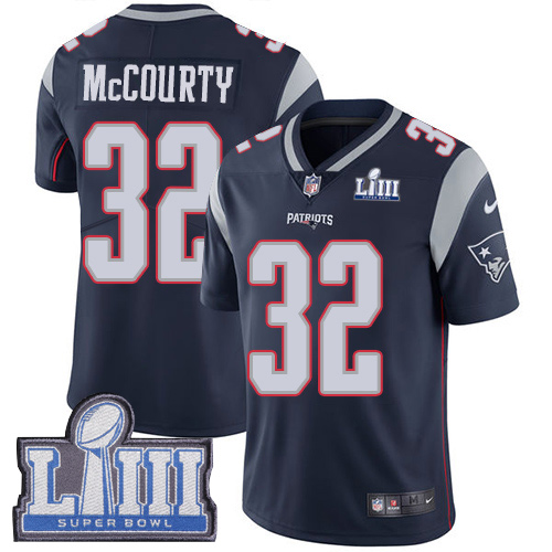 Patriots #32 Devin McCourty Navy Blue Team Color Super Bowl LIII Bound Youth Stitched Vapor Untouchable Limited Jersey cheap jerseys for sale - CheapJerseys.Shop