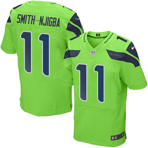 Seahawks #11 Jaxon Smith-Njigba Green Men's Stitched Elite Rush Jersey cheap jerseys for sale - CheapJerseys.Shop