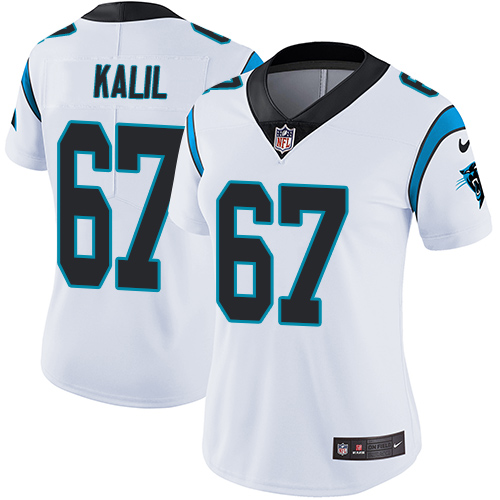 Carolina Panthers #67 Ryan Kalil White Women's Stitched Vapor Untouchable Limited Jersey Womens cheap jerseys for sale - CheapJerseys.Shop