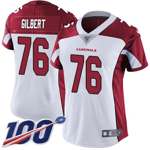 Cardinals #76 Marcus Gilbert White Women's Stitched 100th Season Vapor Untouchable Limited Jersey cheap jerseys for sale - CheapJerseys.Shop