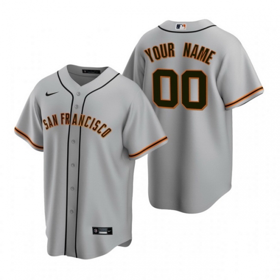 Men Women Youth Toddler All Size San Francisco Giants Custom Gray Stitched Cool Base Road Jersey cheap jerseys for sale - CheapJerseys.Shop