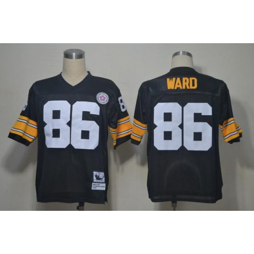 Mitchell And Ness Pittsburgh Steelers #86 Hines Ward Black Stitched Jersey Men's cheap jerseys for sale - CheapJerseys.Shop
