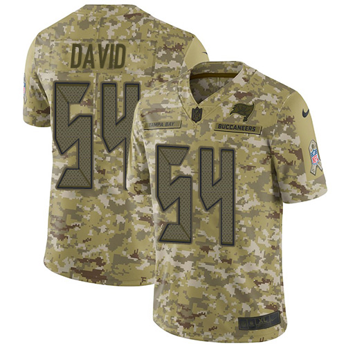 Buccaneers #54 Lavonte David Camo Men's Stitched Limited 2018 Salute To Service Jersey cheap jerseys for sale - CheapJerseys.Shop