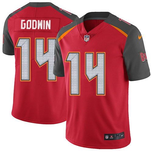 Buccaneers #14 Chris Godwin Red Team Color Men's Stitched Vapor Untouchable Limited Jersey cheap jerseys for sale - CheapJerseys.Shop