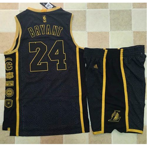 Los Angeles Lakers #24 Kobe Bryant Black Serpentine Retirement Memorial A Set Stitched Jersey Mens cheap jerseys for sale - CheapJerseys.Shop