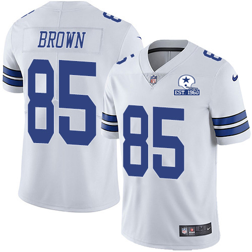 Dallas Cowboys #85 Noah Brown White Men's Stitched With Established In 1960 Patch Vapor Untouchable Limited Jersey Men's cheap jerseys for sale - CheapJerseys.Shop