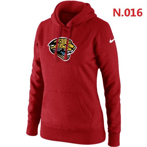 Women's Jacksonville Jaguars Logo Pullover Hoodie Red cheap jerseys for sale - CheapJerseys.Shop