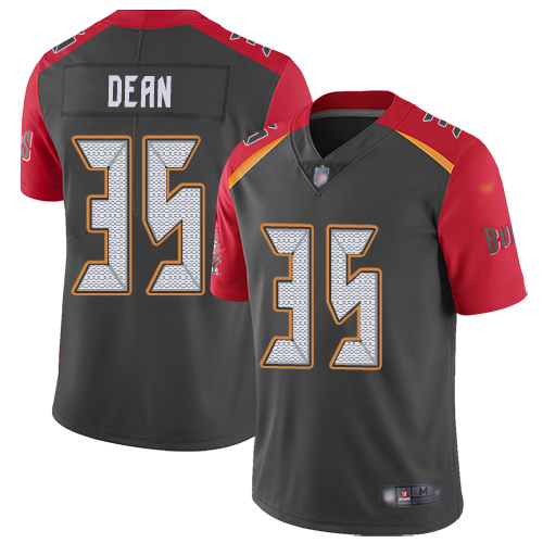 Tampa Bay Buccaneers #35 Jamel Dean Gray Youth Stitched Limited Inverted Legend Jersey Youth cheap jerseys for sale - CheapJerseys.Shop