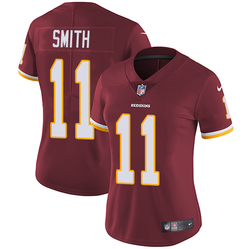Washington Commanders #11 Alex Smith Burgundy Red Team Color Women's Stitched Vapor Untouchable Limited Jersey Womens cheap jerseys for sale - CheapJerseys.Shop