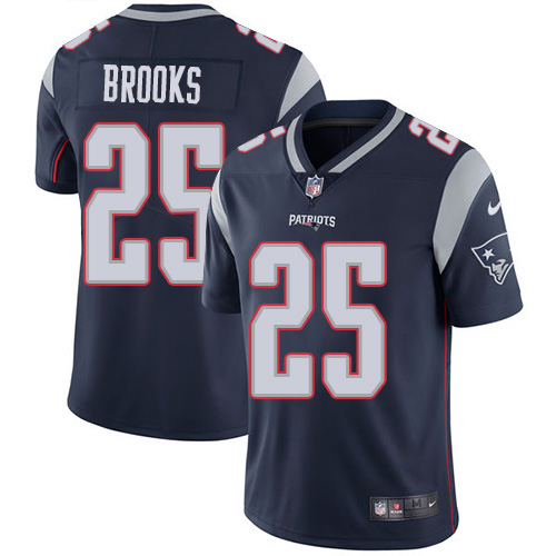 New England Patriots #25 Terrence Brooks Navy Blue Team Color Men's Stitched Vapor Untouchable Limited Jersey Men's cheap jerseys for sale - CheapJerseys.Shop