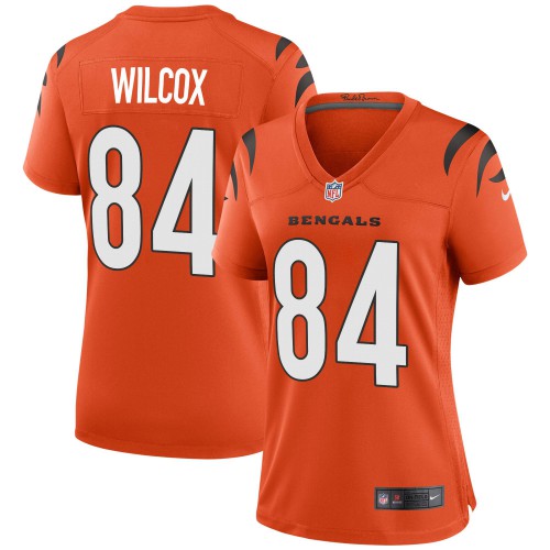 Cincinnati Cincinnati Bengals #84 Mitchell Wilcox Orange Women's Game Jersey Womens cheap jerseys for sale - CheapJerseys.Shop